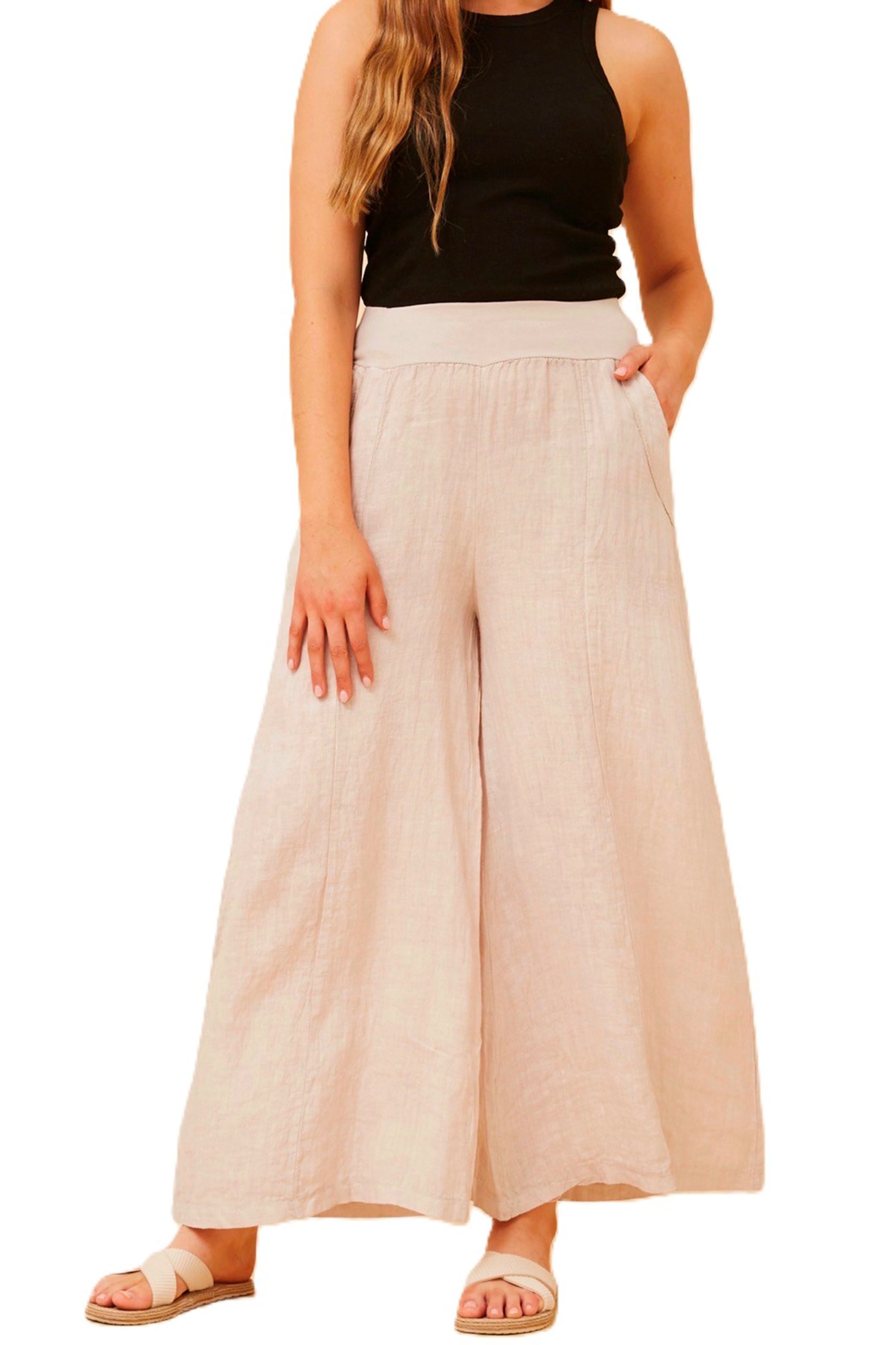 Wide legged women's pants Redlands fashion Cleveland Markets It's All About You Boutique