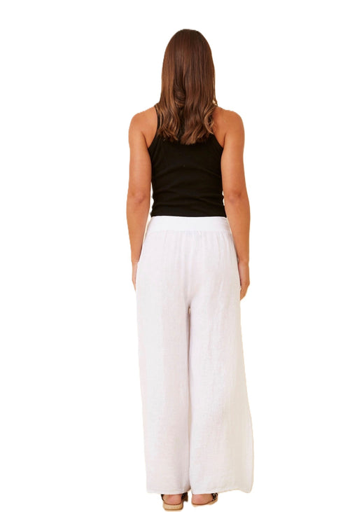Amilita Wide Leg Linen Pant