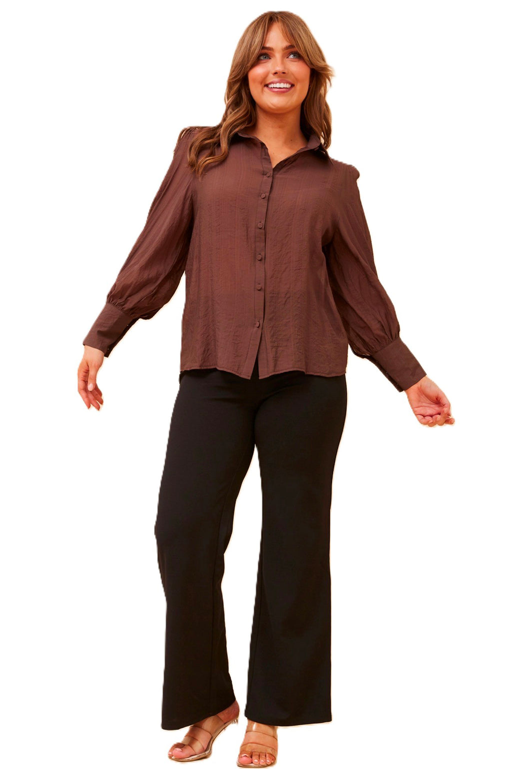 Our Belle shirt comes in gorgeous seasonal prints and is a must-have for every workwear wardrobe! Easy to style with formal trousers or skirts and kitten heels, or paired with your favourite jeans and boots for that dressy look! It's All About You Boutique Cleveland Markets