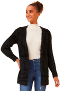 The Leeza Cardigan in Black effortlessly combines comfort and style with its soft eyelash yarn and is ideal for easy transeasonal styling. Pair it with your favorite jeans and a basic tee for a trendy day look, or belt it over a dress for an effortless transition from day to night. Cleveland Markets It's All About You Boutique Brisbane Fashion