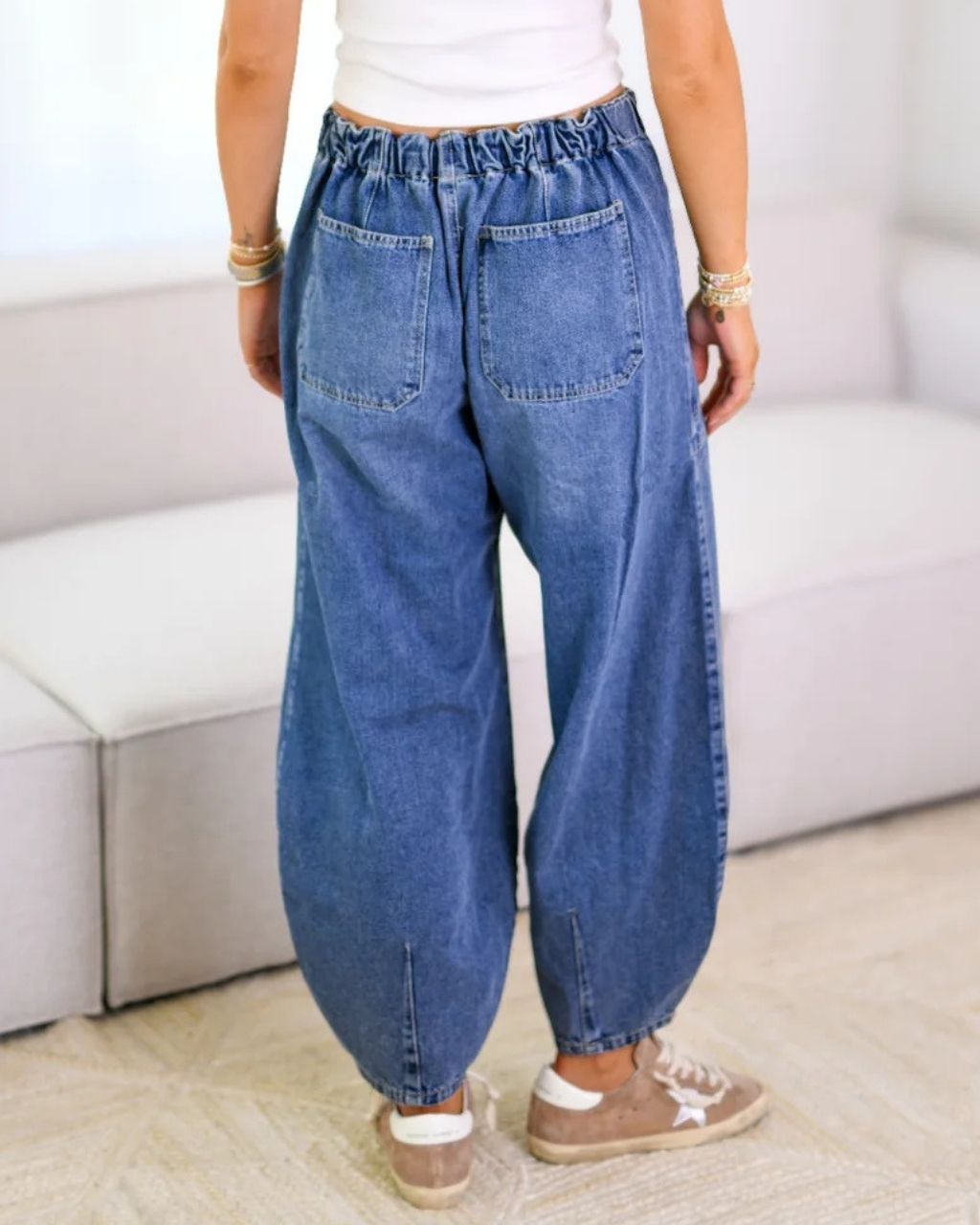 Daisy Relaxed Barrel Jean