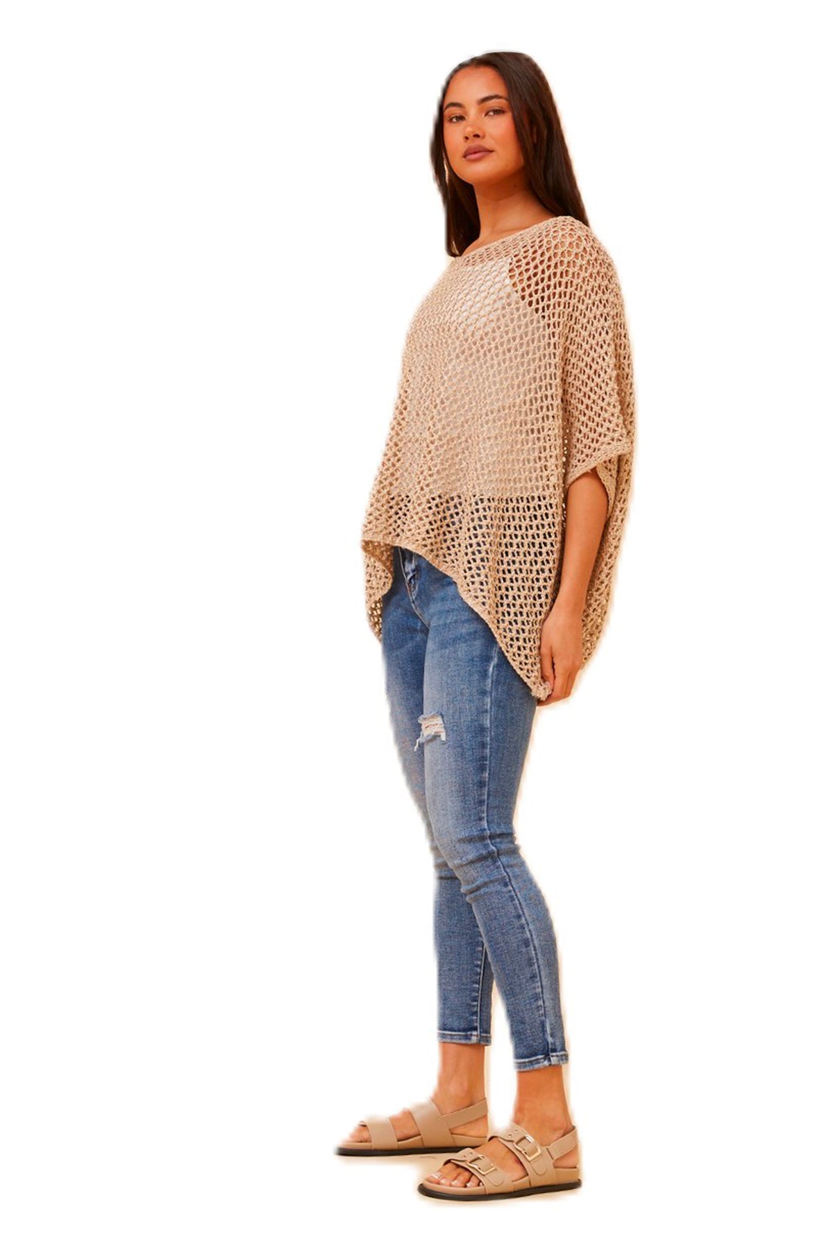 Gold Crochet Top Cleveland Markets It's All About You Boutique Redlands Fashion Knitwear Brisbane
