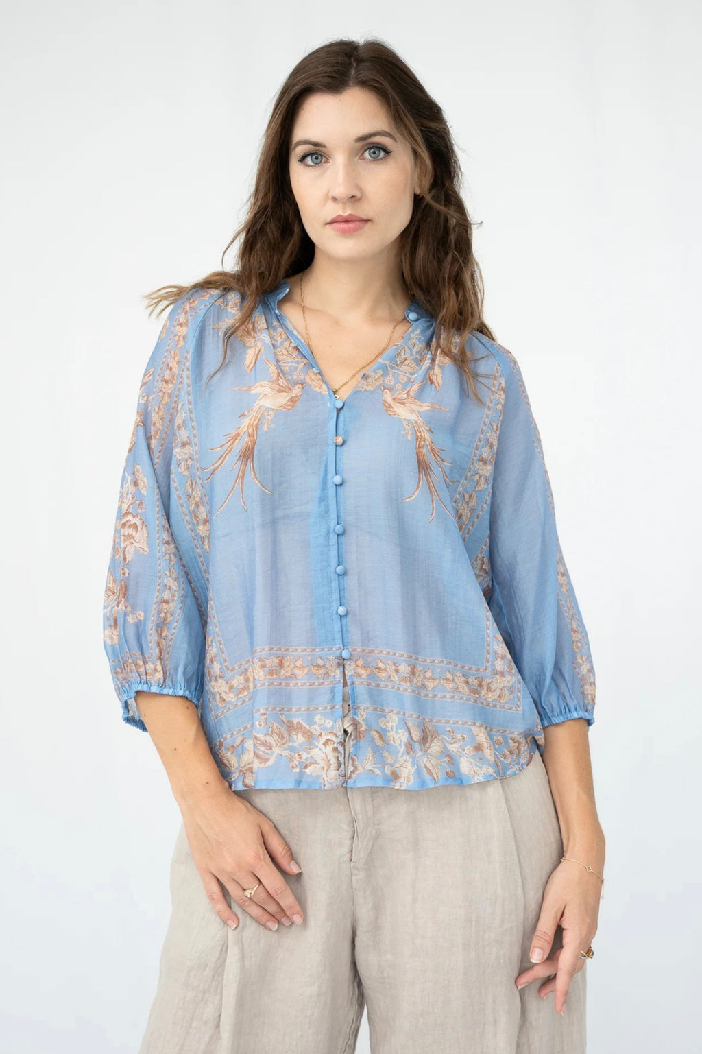 Shena Top - Blue
