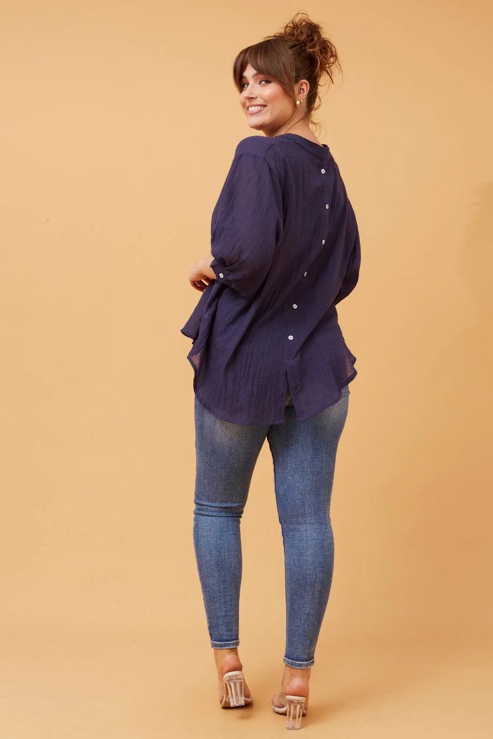 Belinda Top - Navy